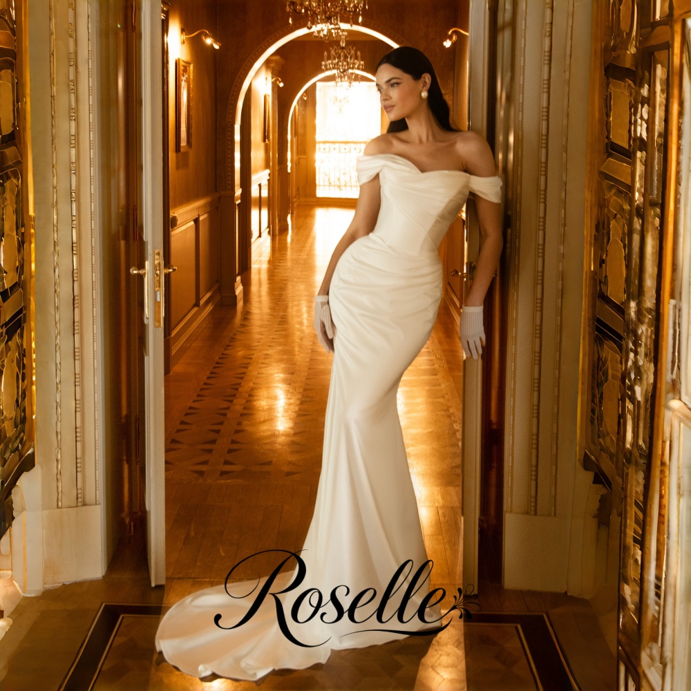 Wedding Qw - ROSELLE Mermaid Simple Elegant Wedding Dress