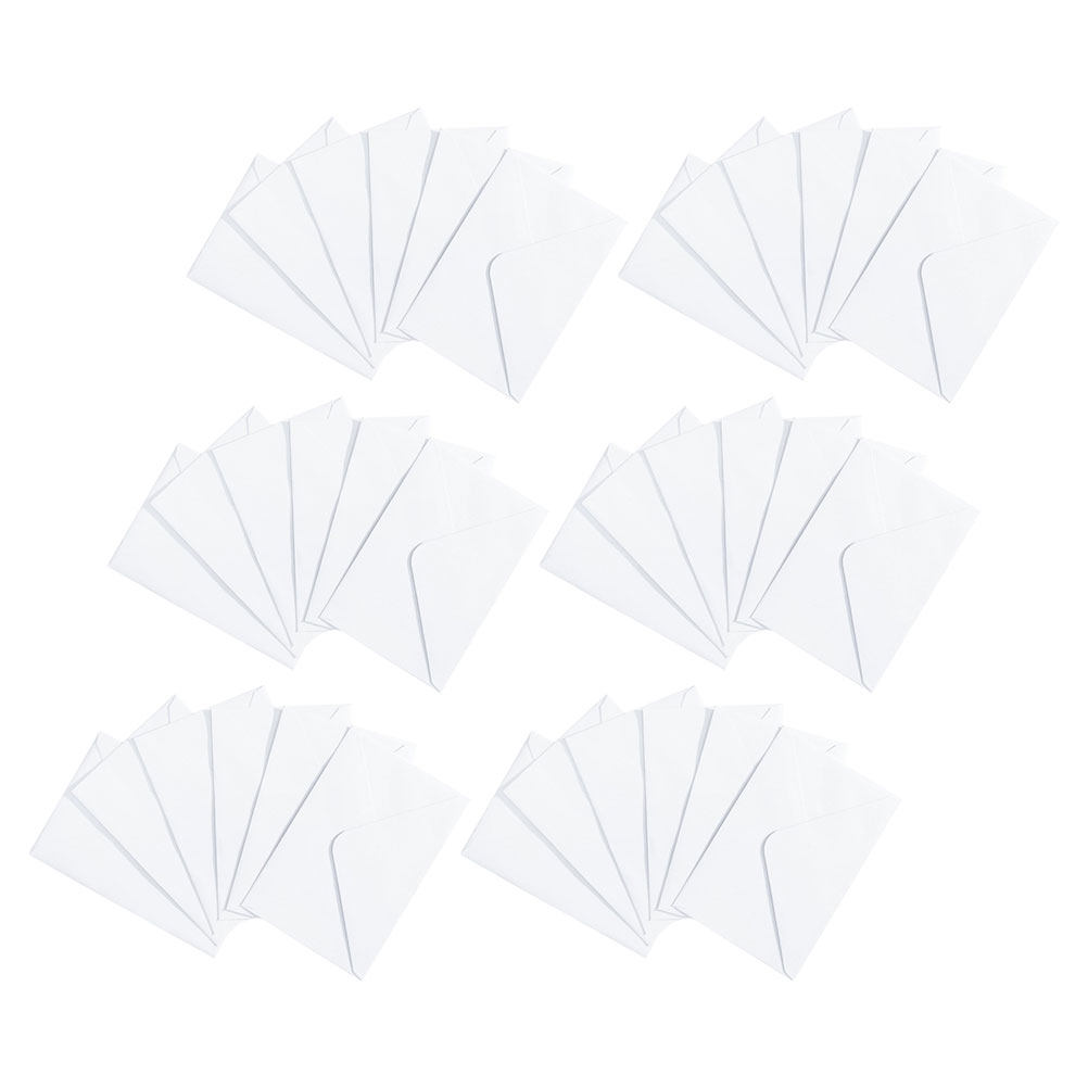 Wedding Envelopes - 50Pcs White Envelopes Thick Paper Self