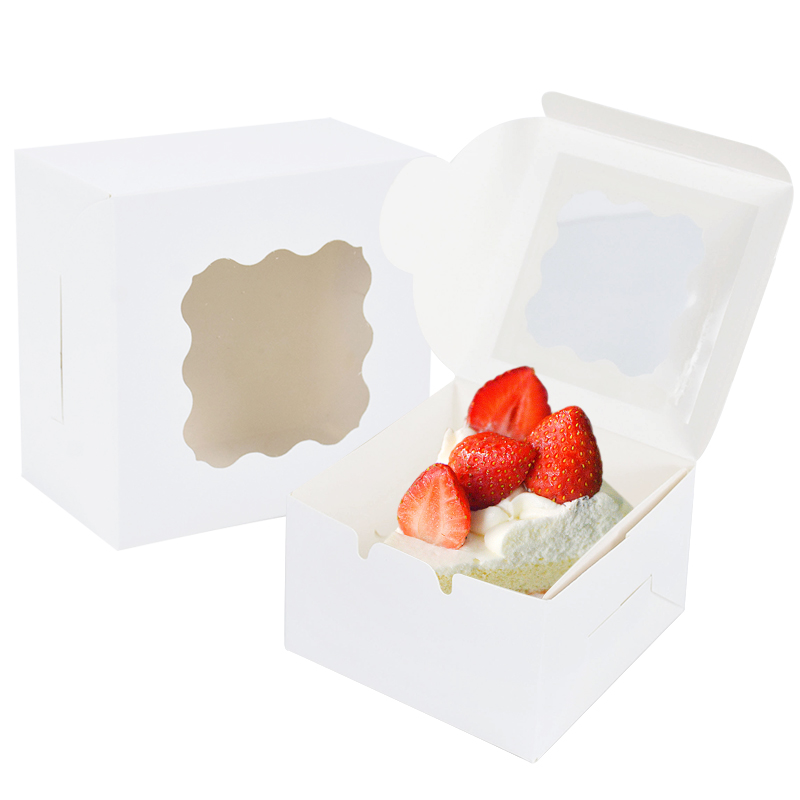 5pcs Cake Boxes White Cake Box - Wedding Cake Supply 评论和价格