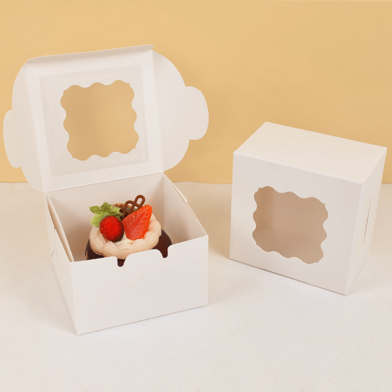 5pcs Cake Boxes White Cake Box - Wedding Cake Supply 评论和价格