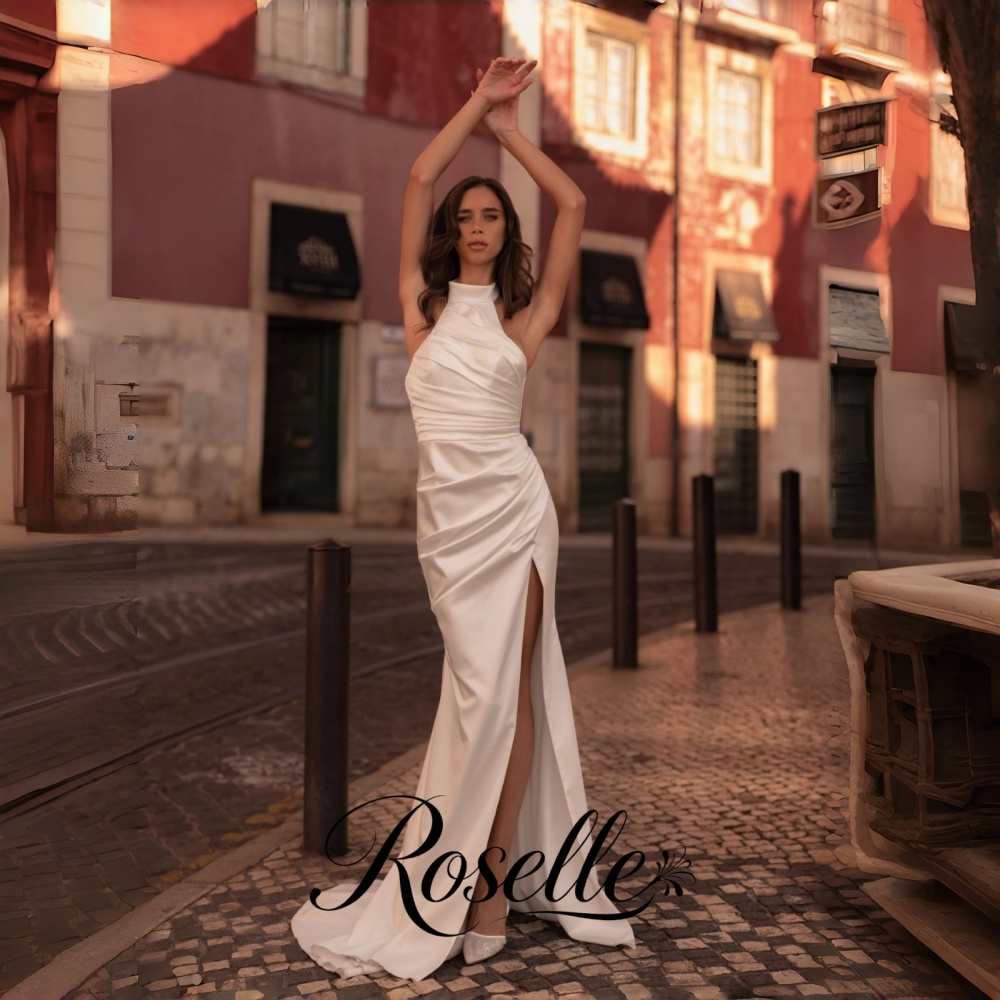 ROSELLE Halter Sleeveless Merm - Wedding Qw 评论和价格