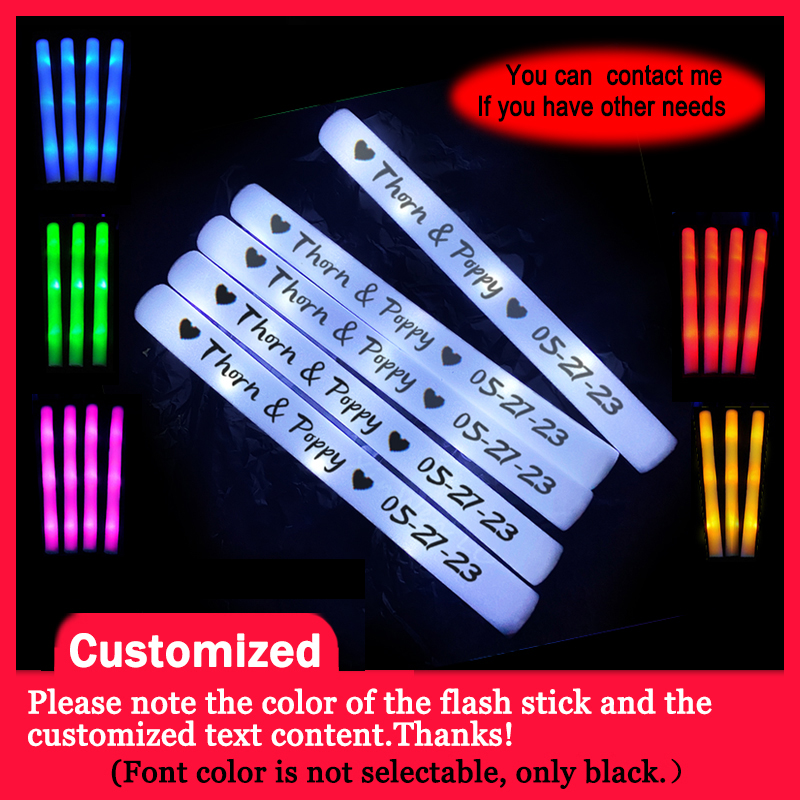 20/30/40Pcs RGB LED Glow Foam  - Wedding Supply In Bulk 评论和价格