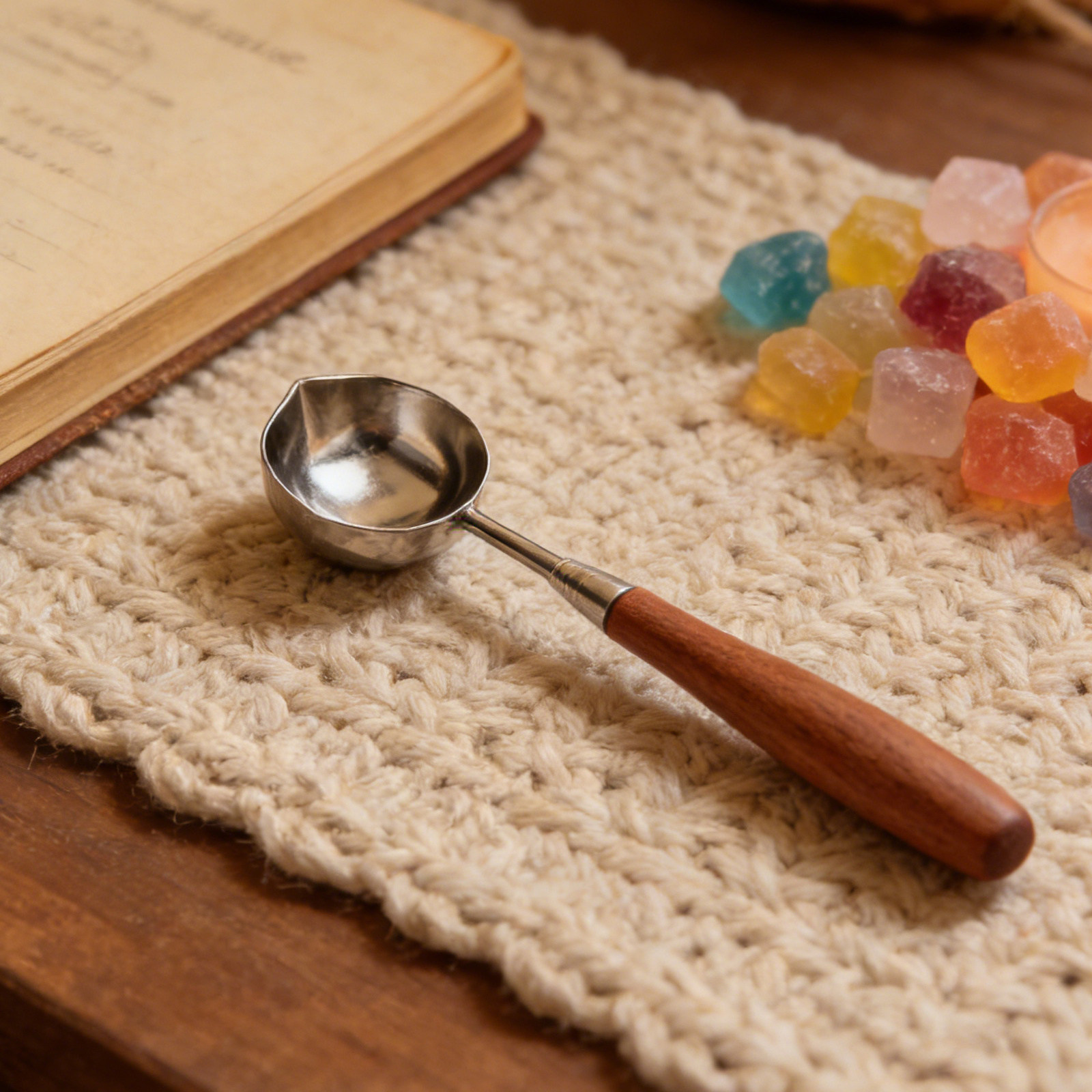 3Pcs Wax Seal Spoon Wooden Han - Wedding Envelopes 评论和价格
