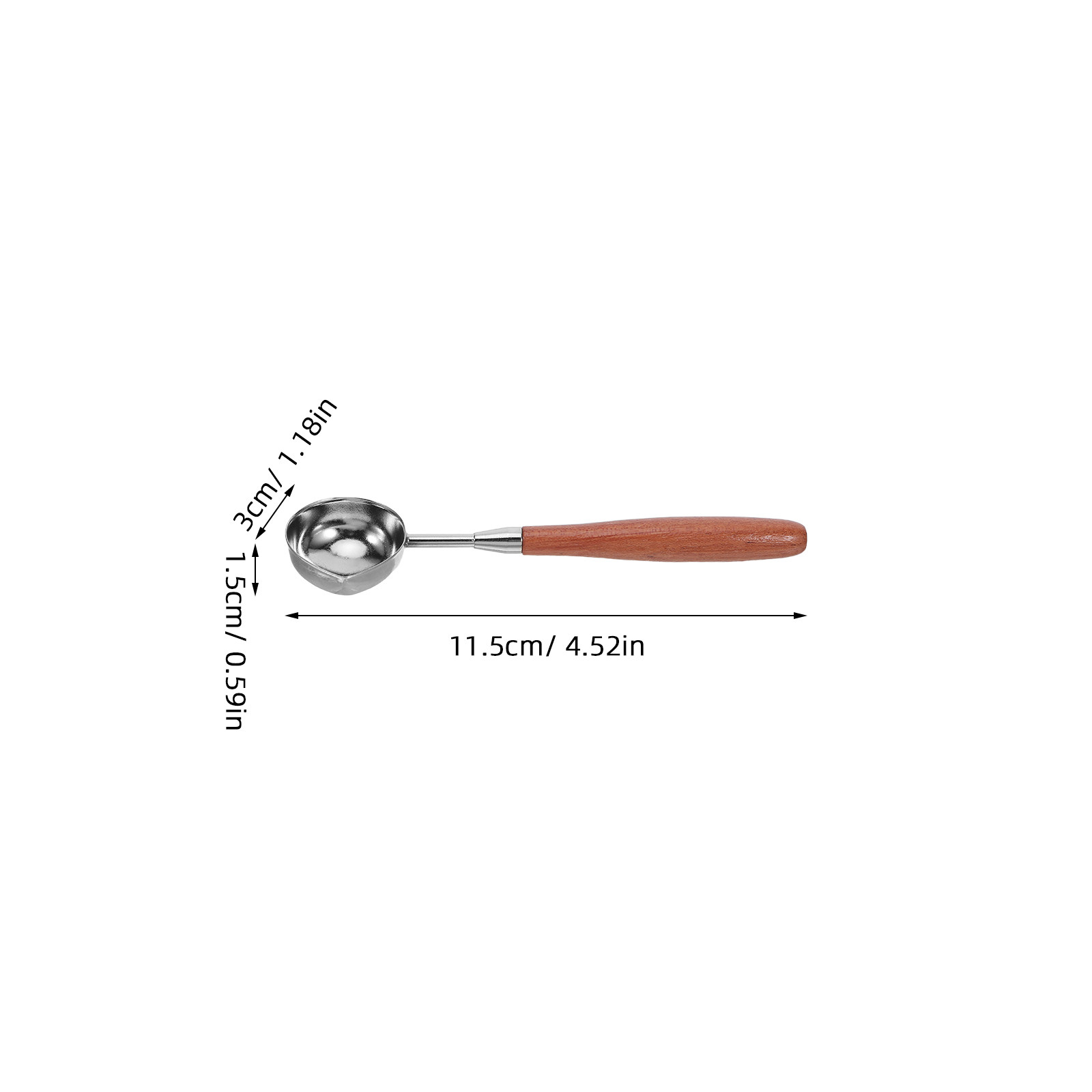 3Pcs Wax Seal Spoon Wooden Han - Wedding Envelopes 评论和价格