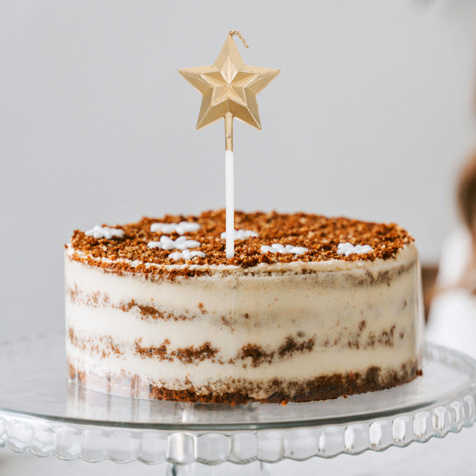 8Pcs Glitter Metallic Birthday - Wedding Cake Supply 评论和价格