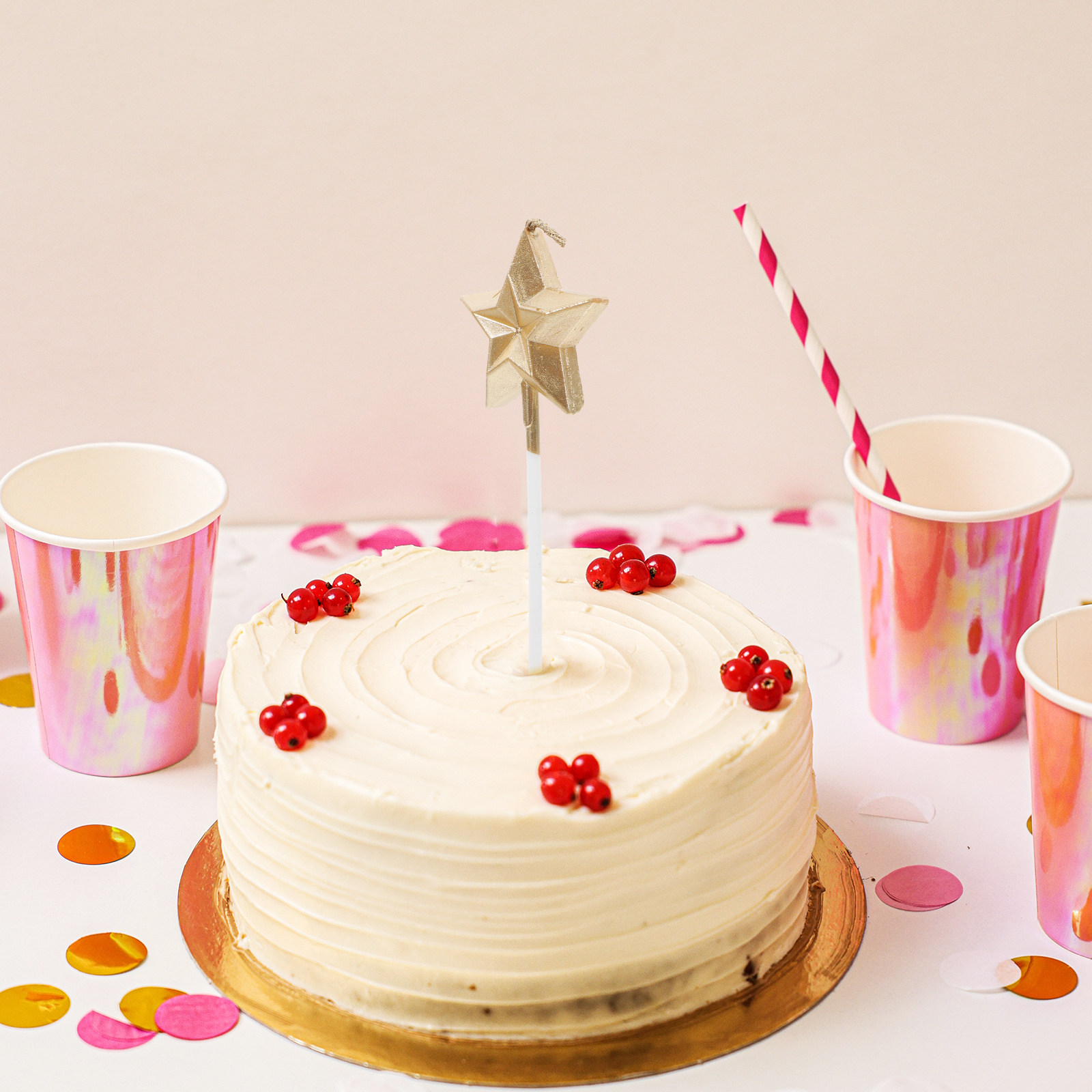 8Pcs Glitter Metallic Birthday - Wedding Cake Supply 评论和价格