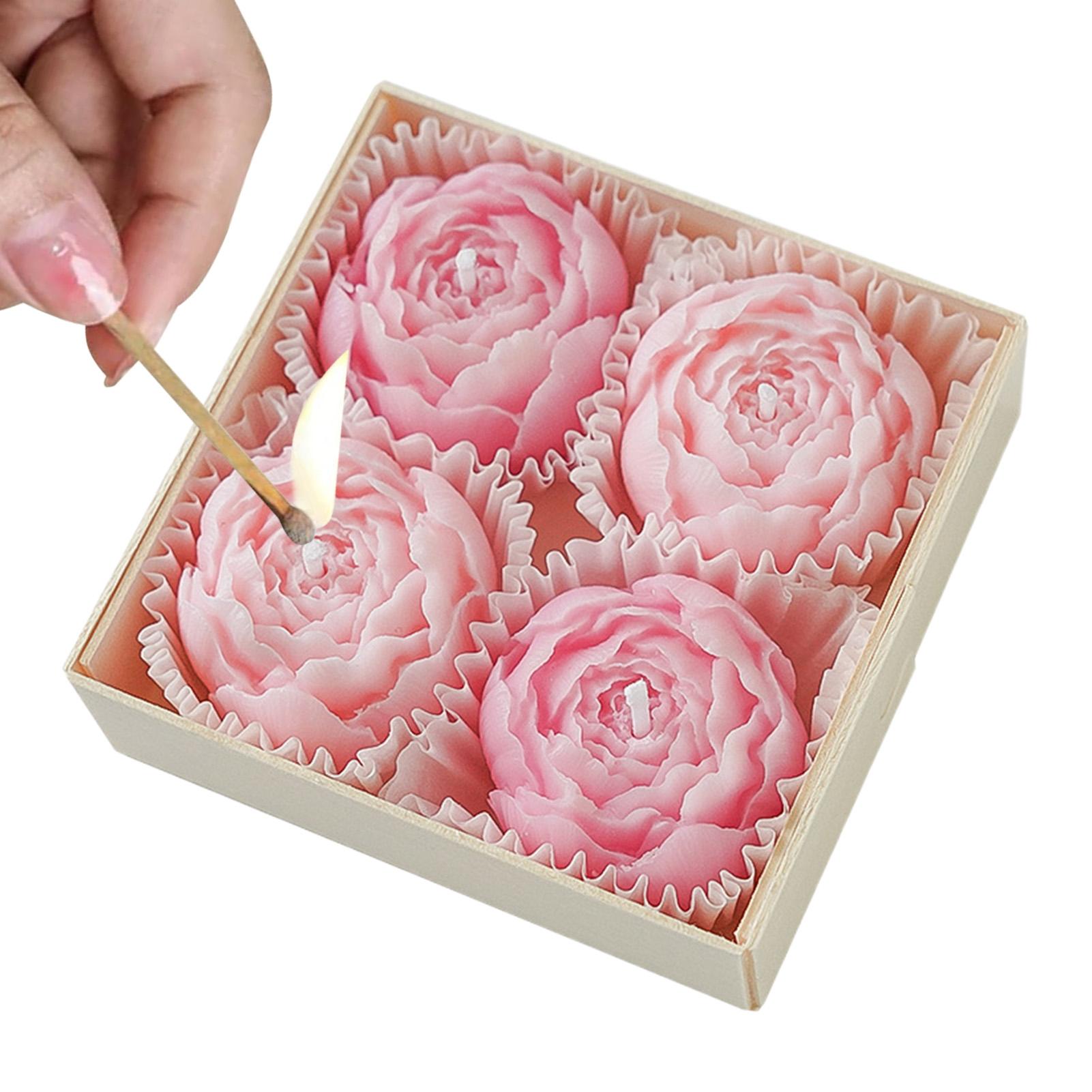 Soy Wax Candles Creative Flowe - Wedding Souvenir 评论和价格