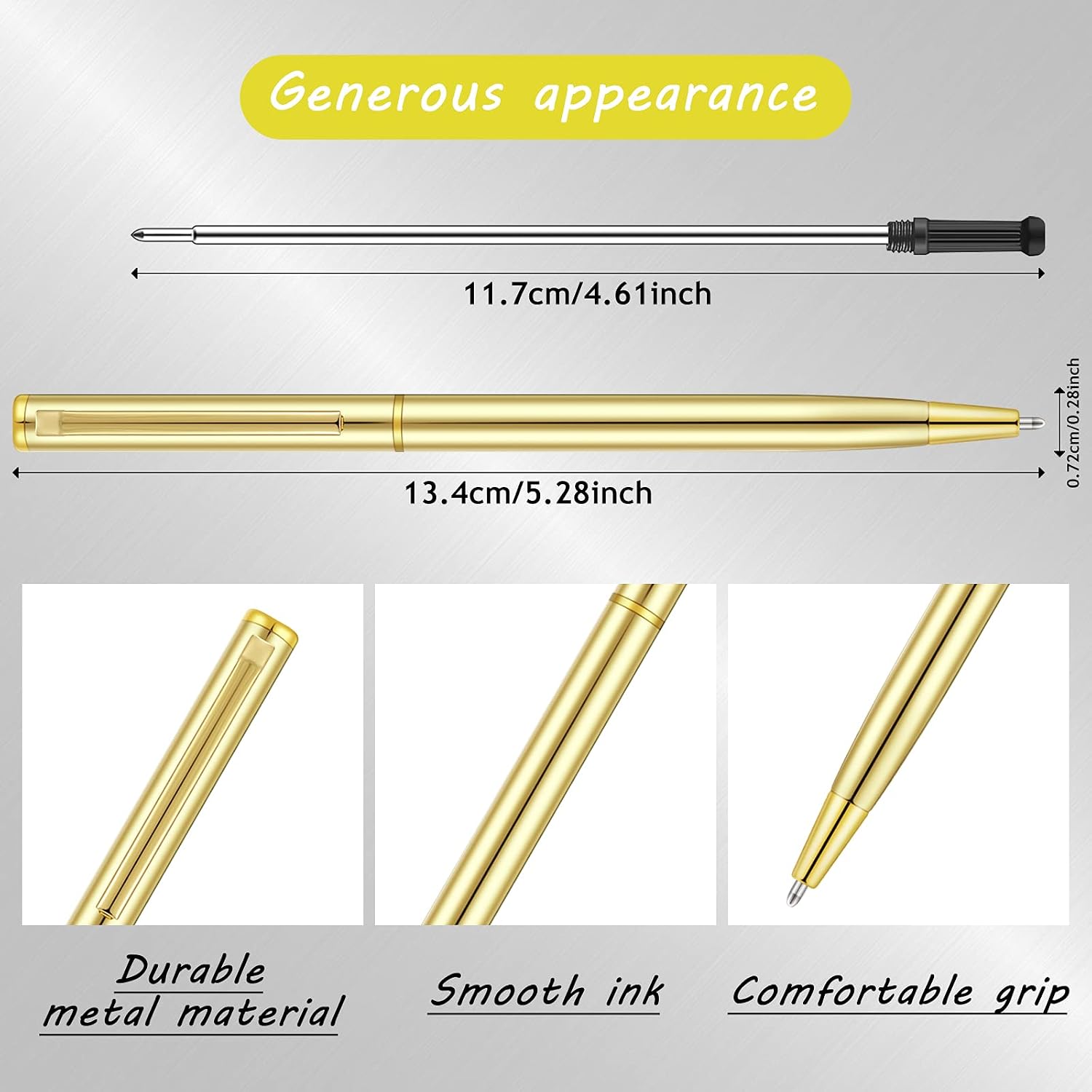 Zonon 15 Pieces Gold Metal Sli - Wedding Supply In Bulk 评论和价格