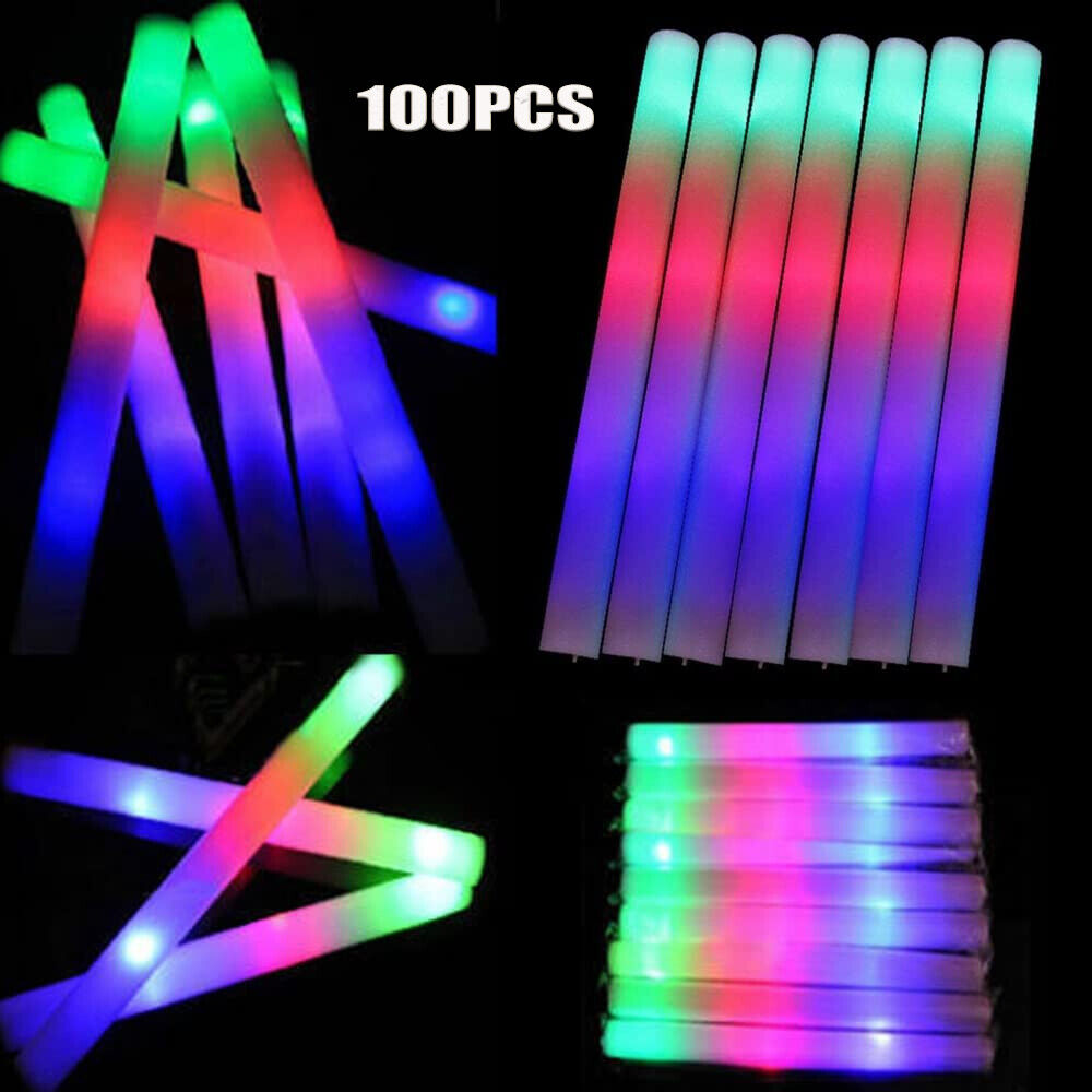 Glow Sticks Bulk 100Pack LED L - Wedding Supply In Bulk 评论和价格