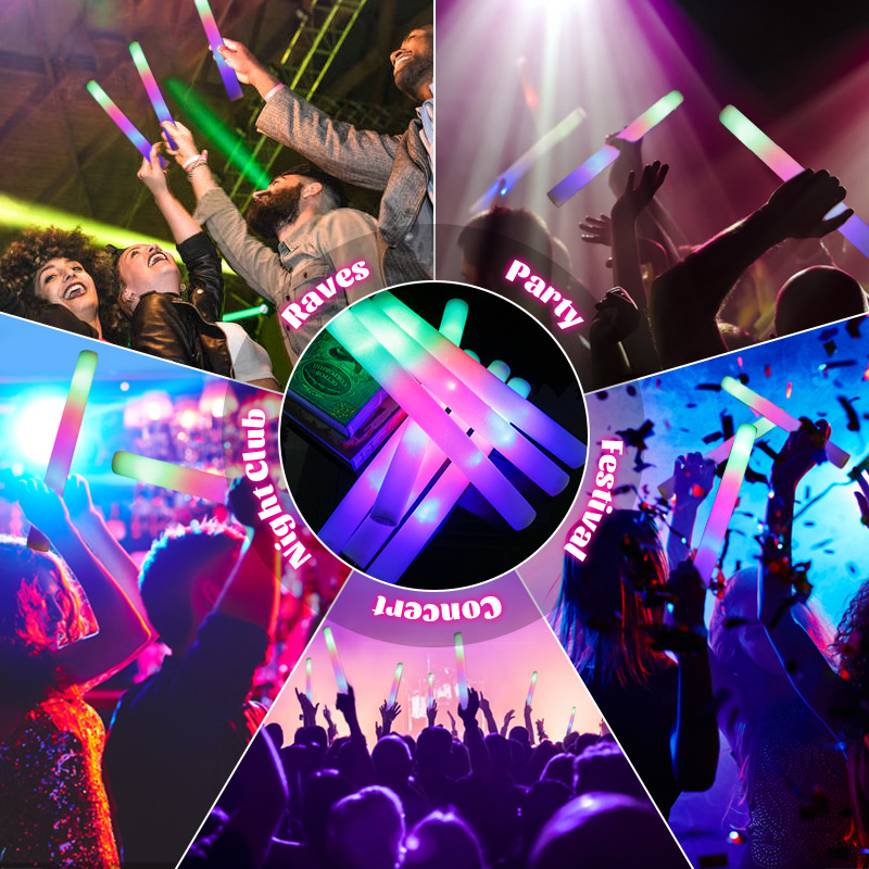 30Pcs LED Glow Sticks Bulk Col - Wedding Supply In Bulk 评论和价格