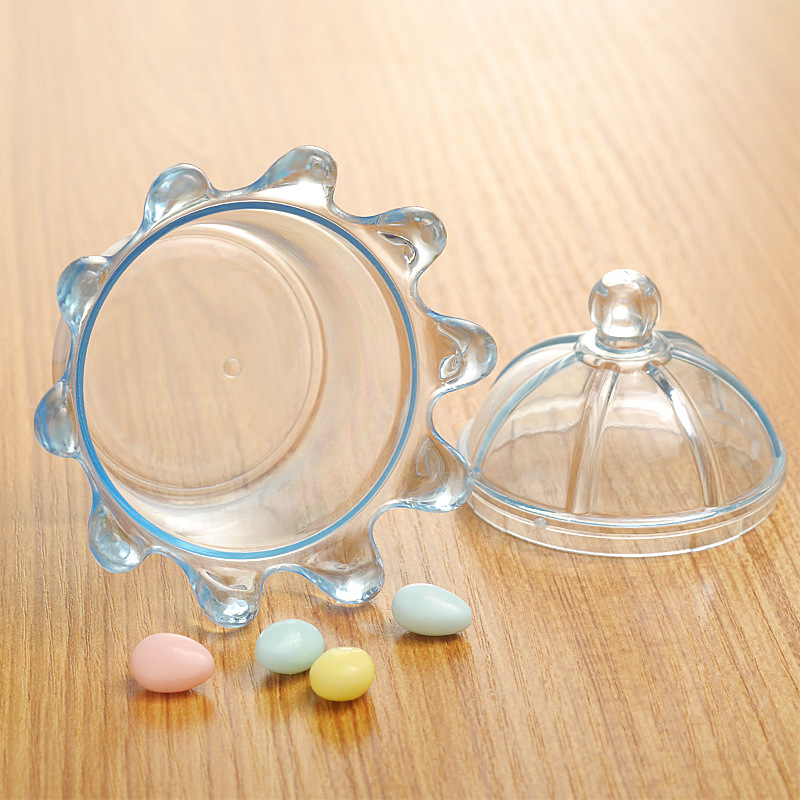 12pcs/lot Crown Candy Box Tran - Wedding Cake Supply 评论和价格