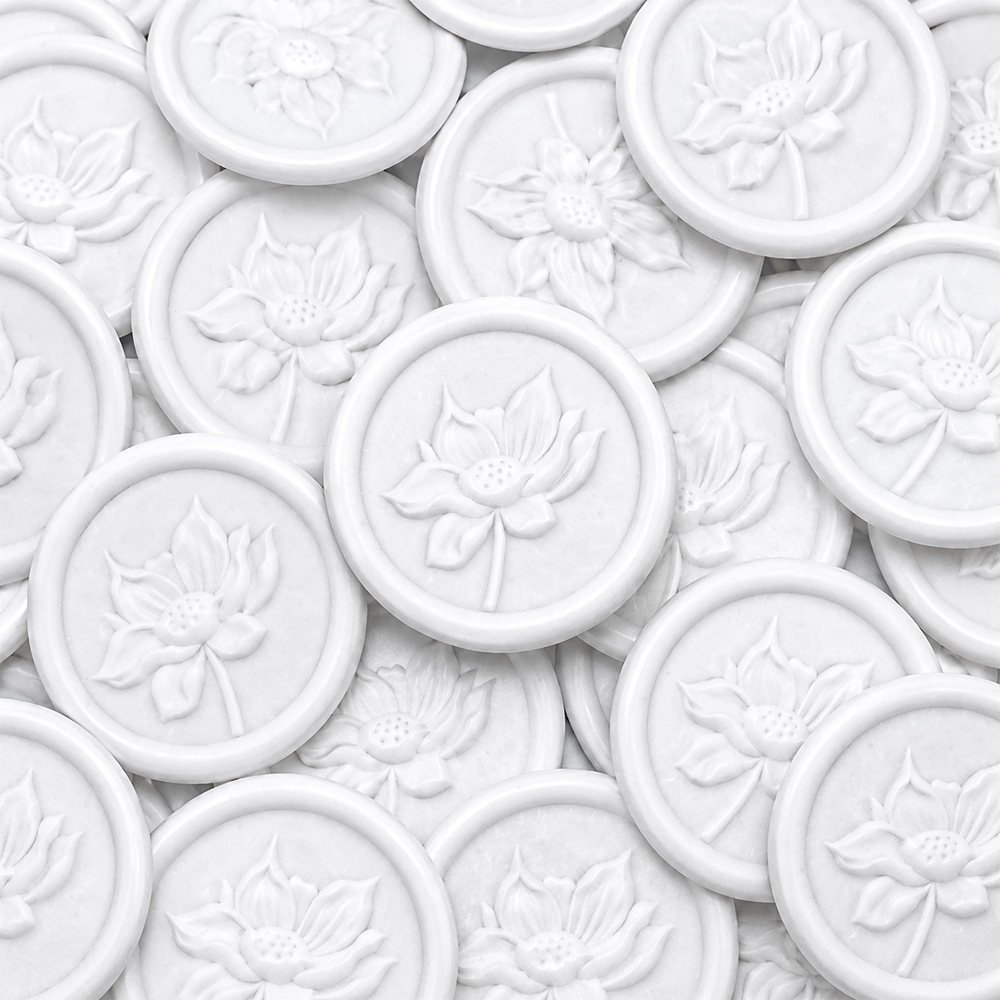 3D Water Lilies Floral Wax Sea - Wedding Envelopes 评论和价格