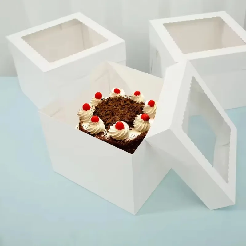 yes2/4/6PCS Disposable White C - Wedding Cake Supply 评论和价格