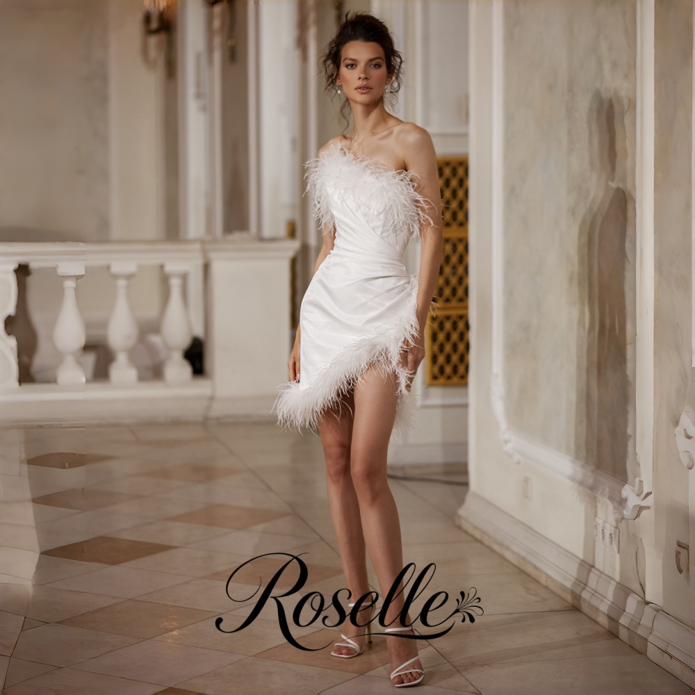 ROSELLE Mini Strapless Sheath  - Wedding Qw 评论和价格
