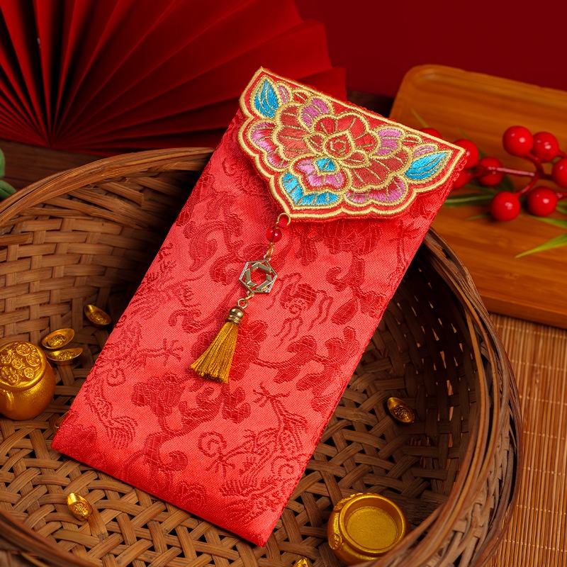 1Pcs Traditional Chinese Embro - Wedding Envelopes 评论和价格