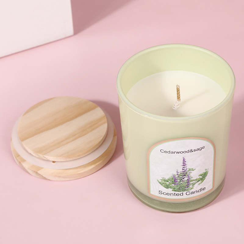Wood cover colored glass scent - Wedding Souvenir 评论和价格
