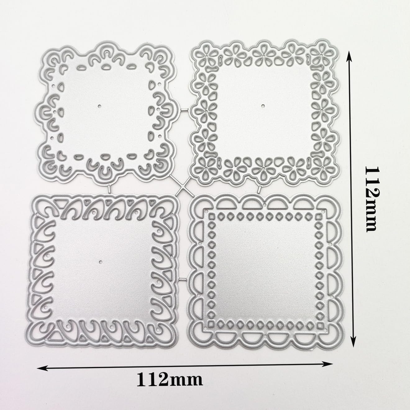 Silver Gray Metal Cutting Mold - Wedding Sutra 评论和价格
