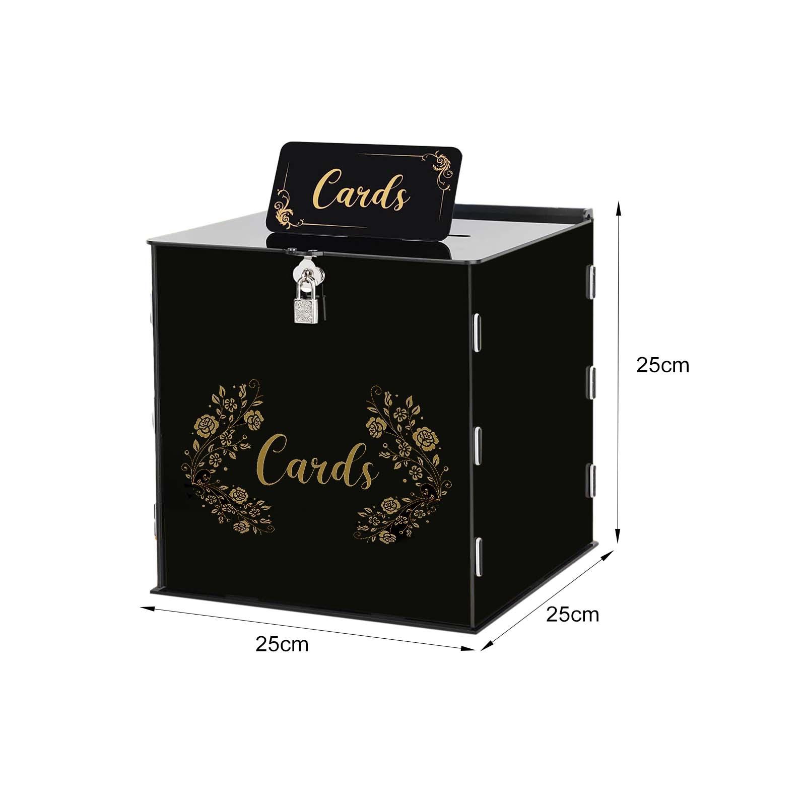 Acrylic Wedding Cards Box Mone - Wedding Card Box 评论和价格