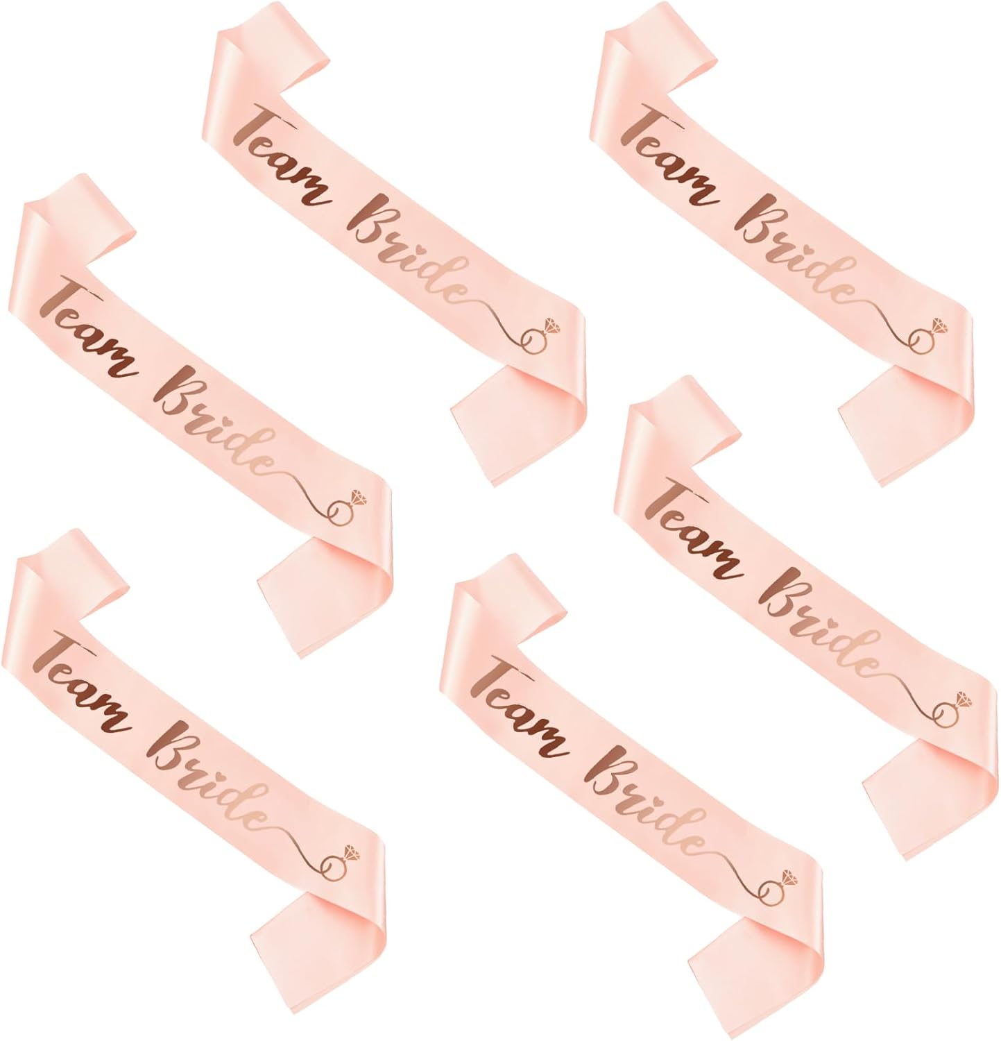Team Bride Sash, 6 Team Bride  - Bride Tribe Sash 评论和价格