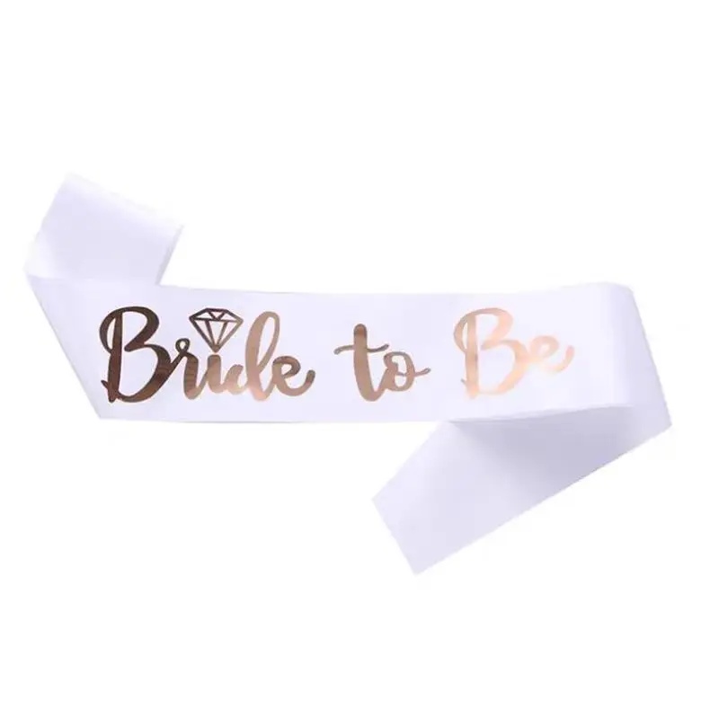 1 Set Bridal Sash Rose Gold De - Bride Tribe Sash 评论和价格