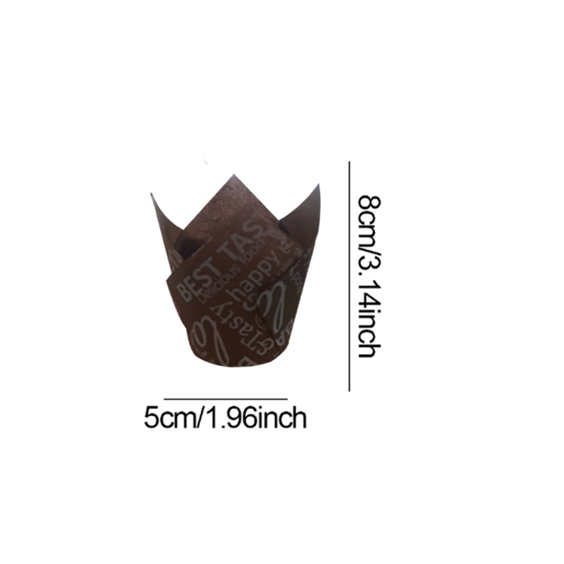 50Pcs/100Pcs Coffee-Themed Tul - Wedding Cake Supply 评论和价格
