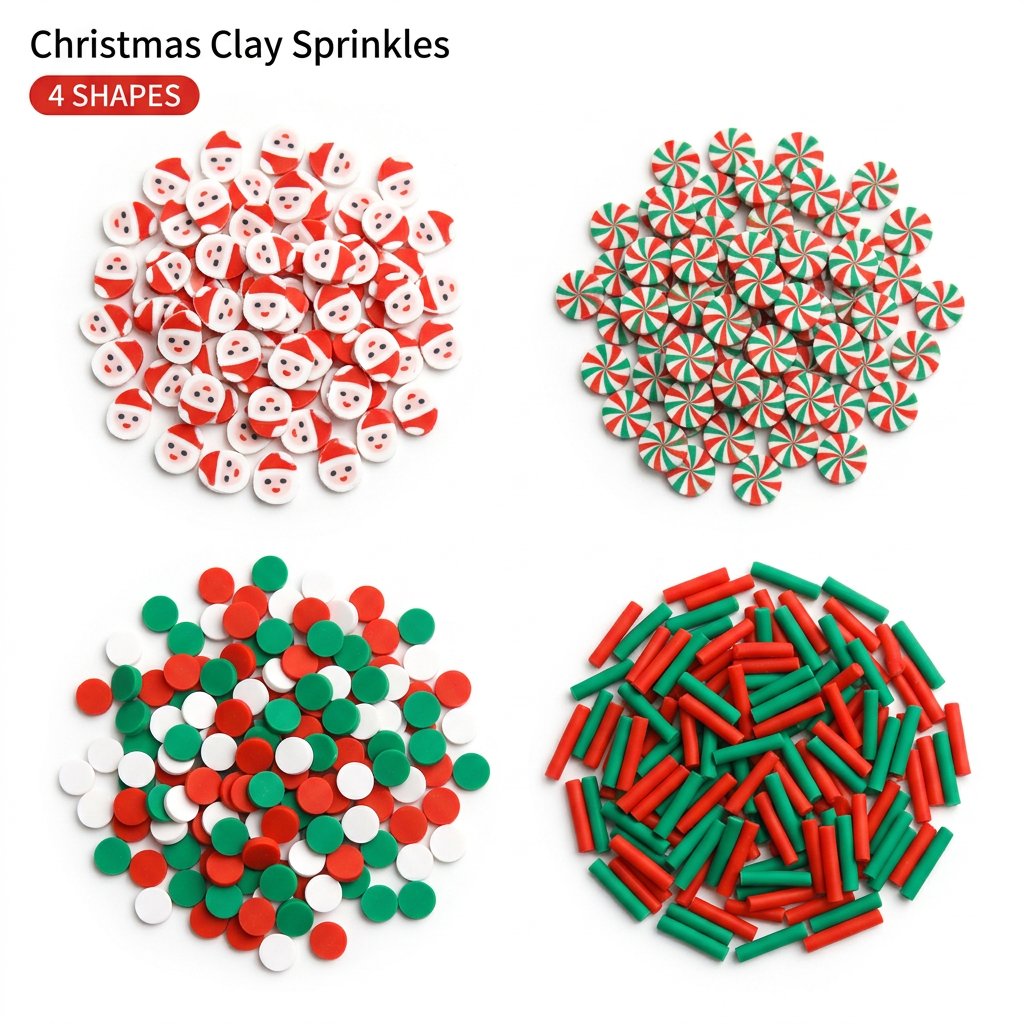 1500pcs Christmas Clay Sprinkl - Wedding Supply In Bulk 评论和价格