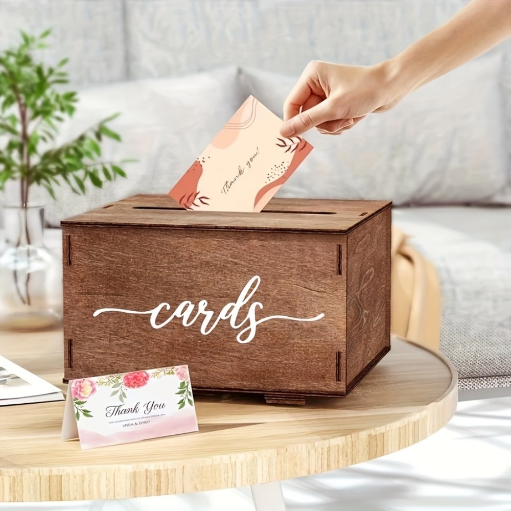 New Wooden Wedding Card Box wi - Wedding Card Box 评论和价格