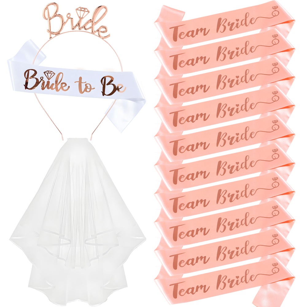 Set 13pcs Bachelorette Party S - Bride Tribe Sash 评论和价格