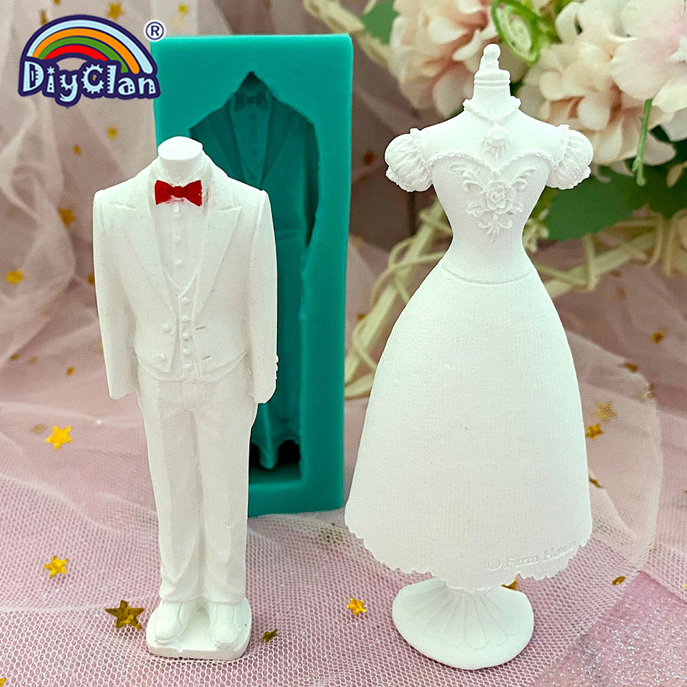 Marry Decoration Silicone Mold - Wedding Cake Supply 评论和价格