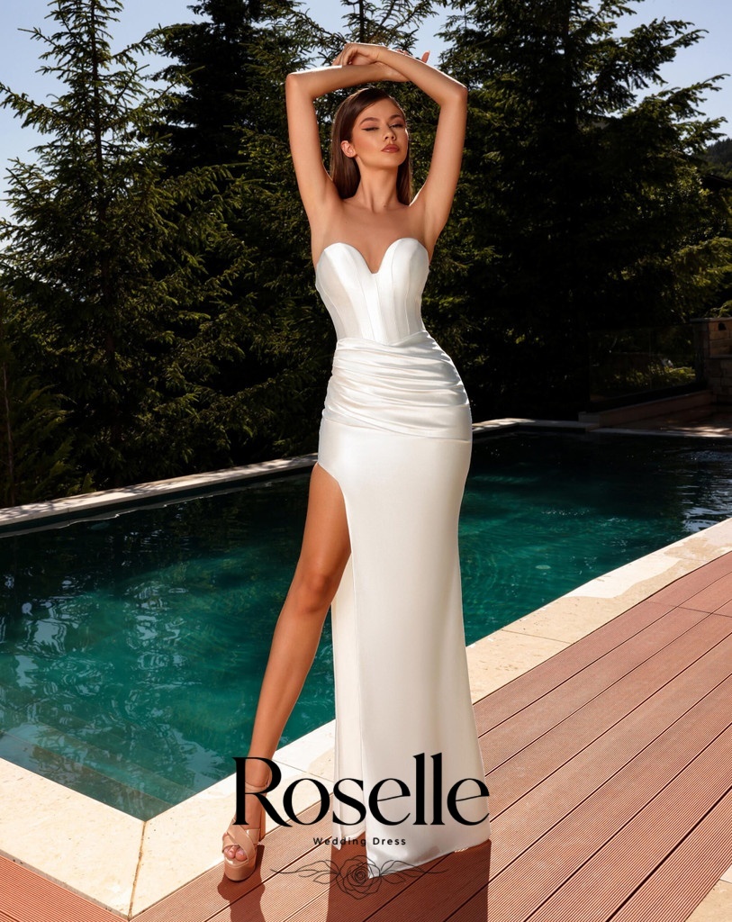 ROSELLE Elegant Sheath Wedding - Wedding Qw 评论和价格