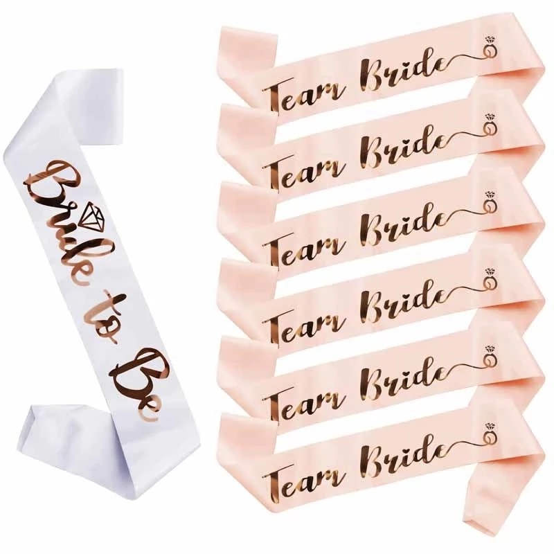 1Set Bride To Be Team Bride Sa - Bride Tribe Sash 评论和价格