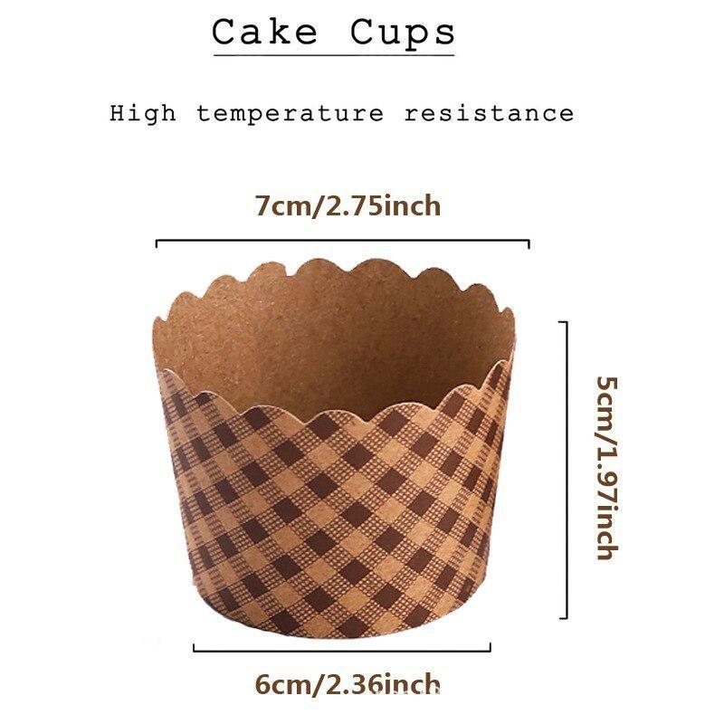 50Pcs/Pack Cupcake Paper Cups  - Wedding Cake Supply 评论和价格