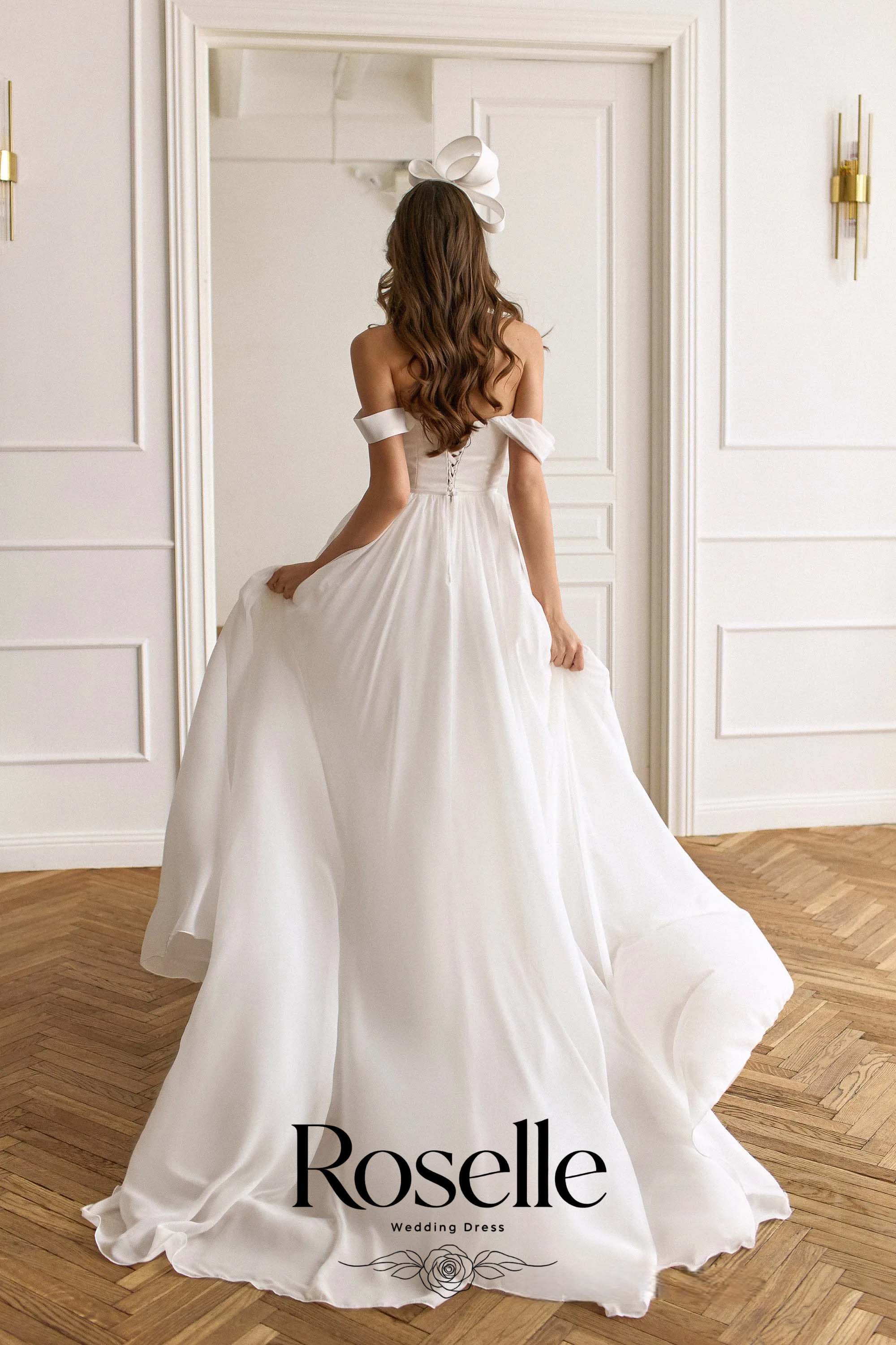 ROSELLE V-Neck A-Line Elegant  - Wedding Qw 评论和价格
