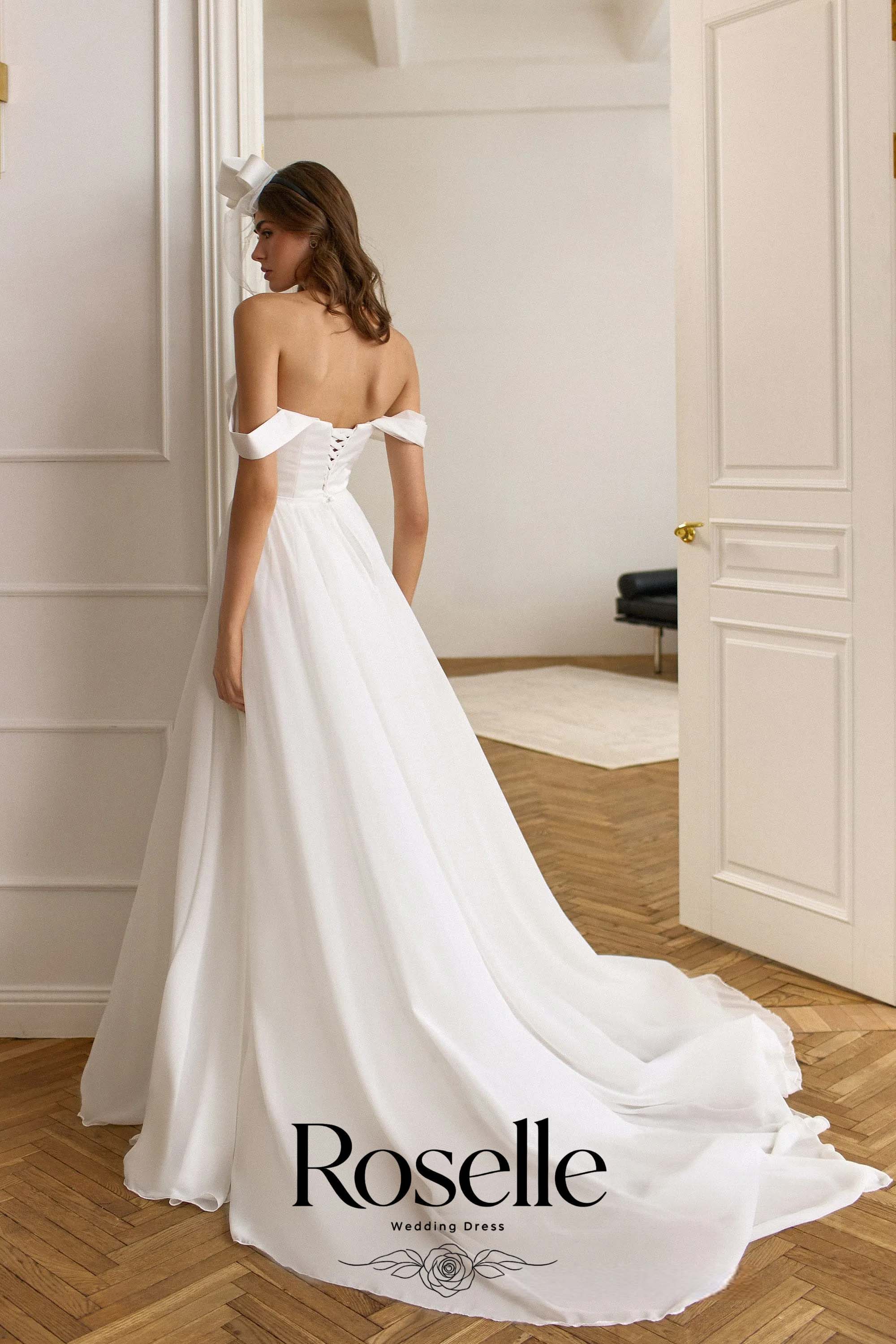 ROSELLE V-Neck A-Line Elegant  - Wedding Qw 评论和价格