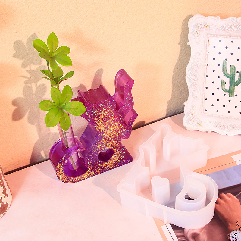 Cat Shaped Resin Molds Vase Si - Flower Girl Basket 评论和价格