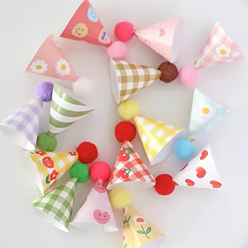 15Pcs/SET Mini Birthday Hat Ca - Wedding Cake Supply 评论和价格