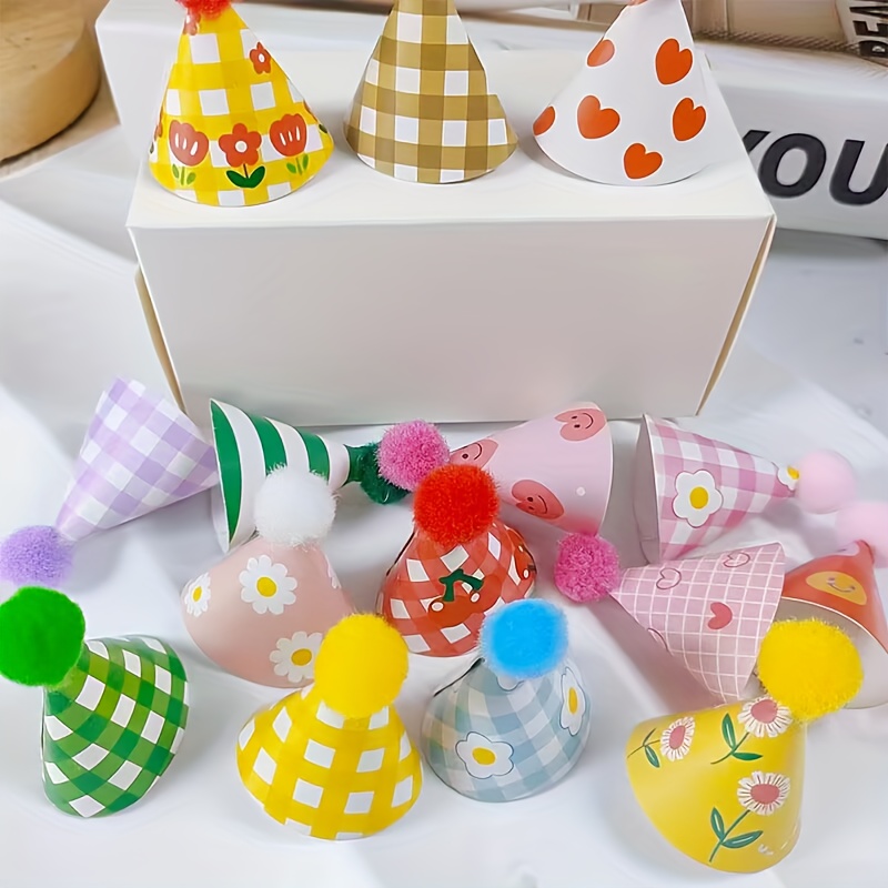 15Pcs/SET Mini Birthday Hat Ca - Wedding Cake Supply 评论和价格