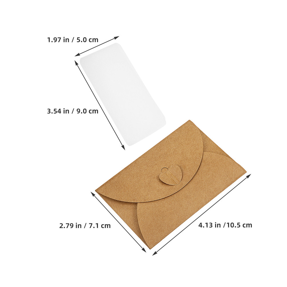 30Sets Mini Kraft Envelopes He - Wedding Envelopes 评论和价格