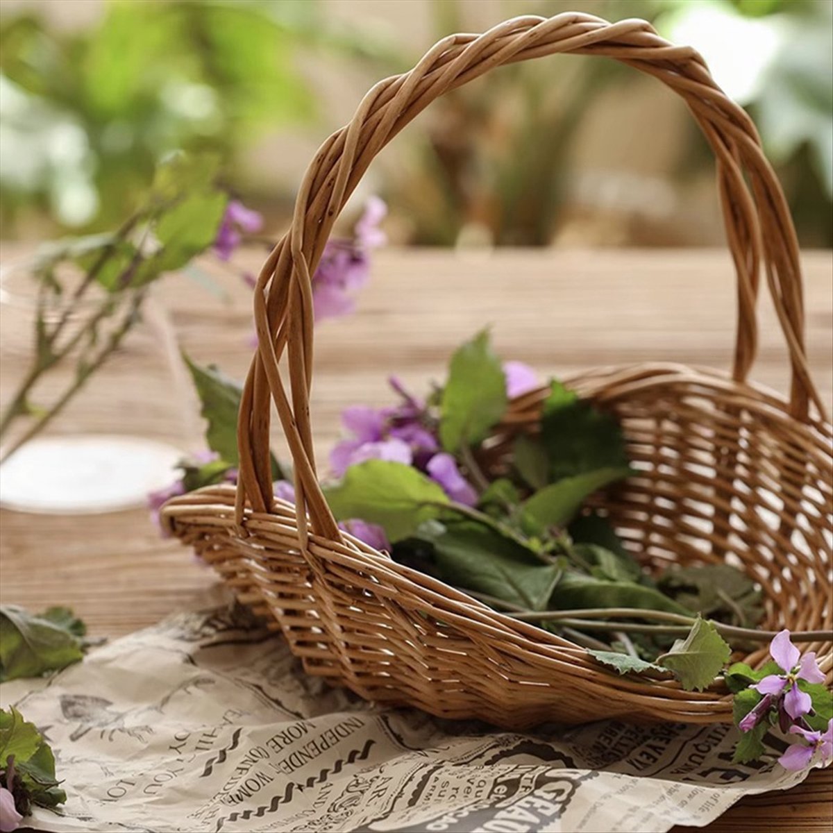 ABST Picnic Basket Easter Cand - Flower Girl Basket 评论和价格