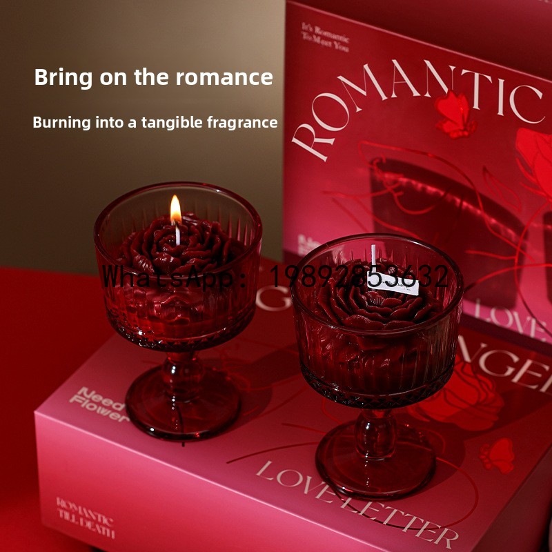 LZ rose scented candle modelin - Wedding Souvenir 评论和价格
