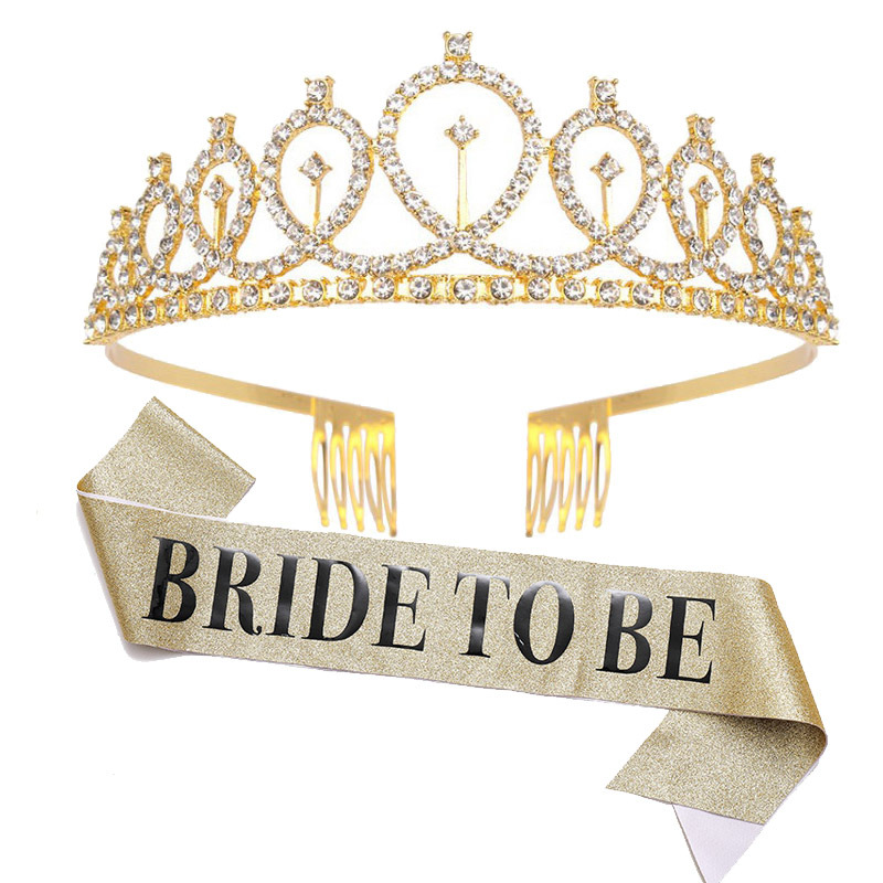1set Rose Gold Bride to Be Sat - Bride Tribe Sash 评论和价格