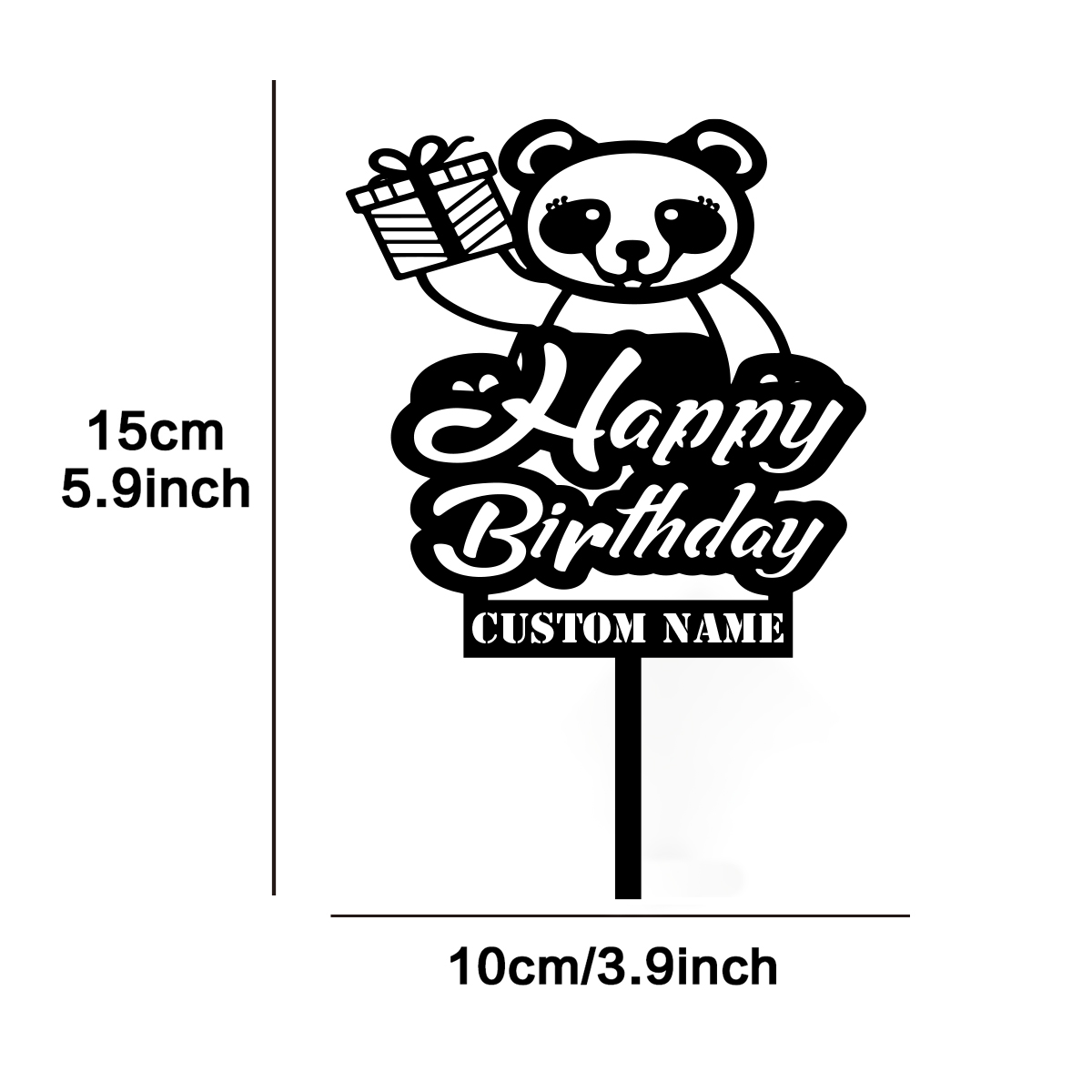 1PC Cute Happy birthday wishes - Wedding Cake Supply 评论和价格
