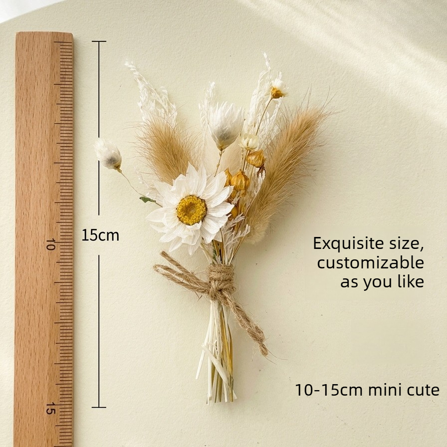 Mini Dried Flower Bouquet Natu - Wedding Souvenir 评论和价格