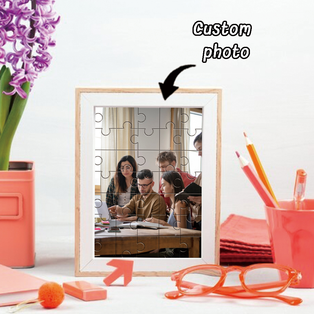 DIY custom photo puzzle, Woode - Wedding Souvenir 评论和价格