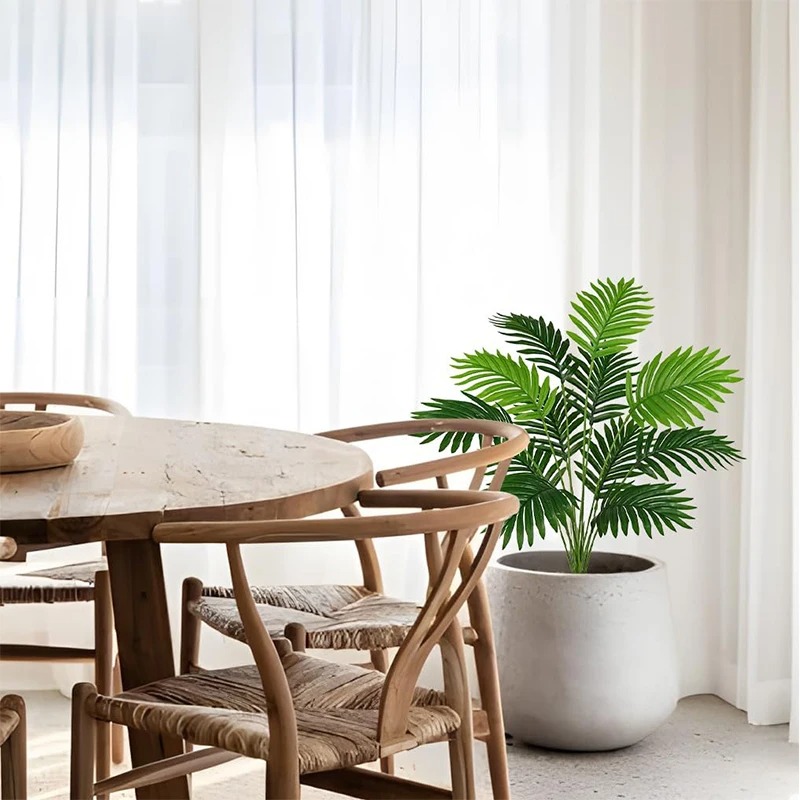 Artificial Palm Plant Leaves G - Flower Girl Basket 评论和价格